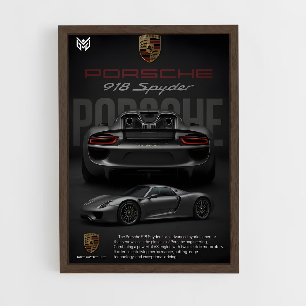 Poster 912 Spyder Concept – affiche Porsche (vue 5)